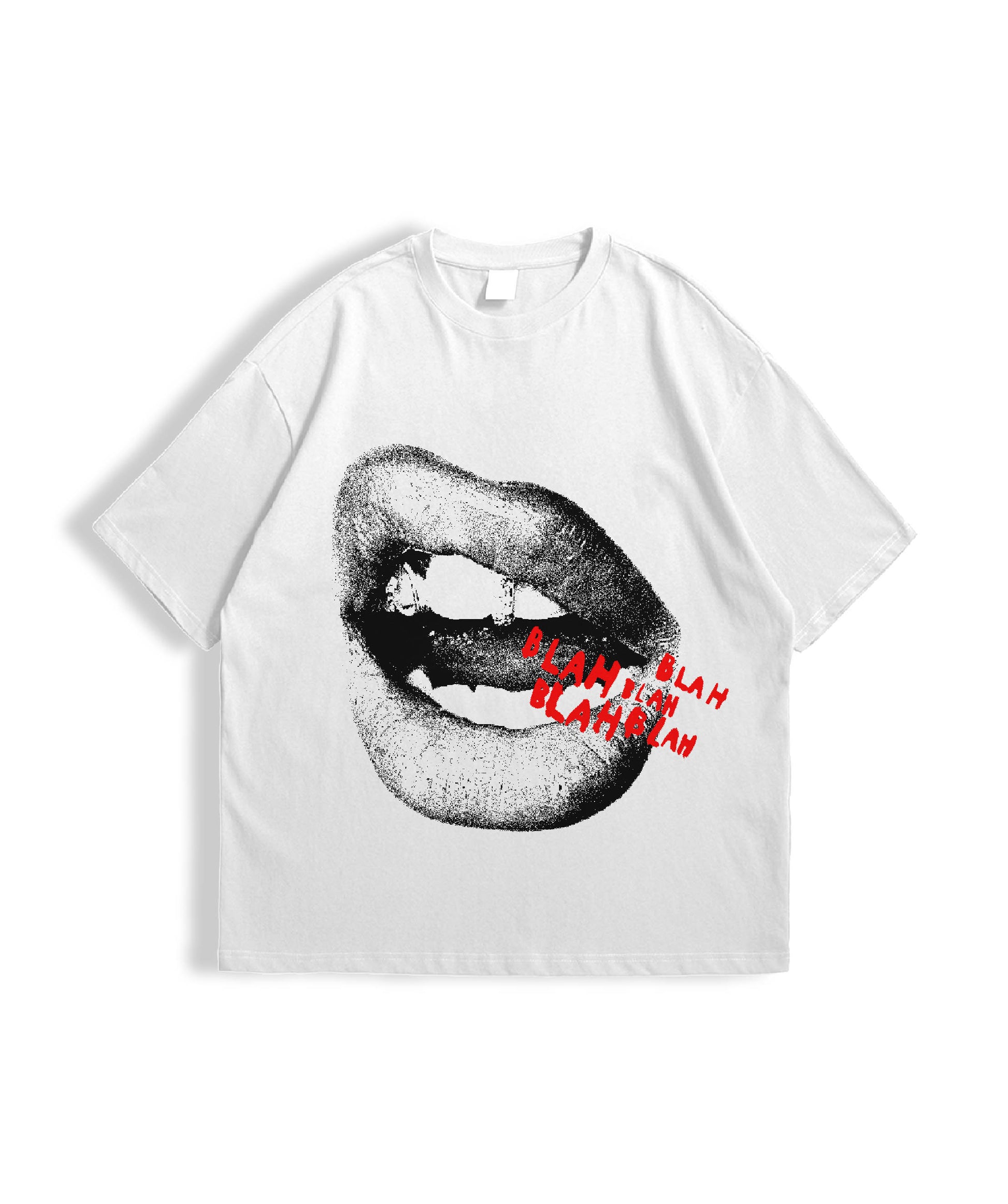 NOISEKISS- Lips Graphic Oversized T-shirt