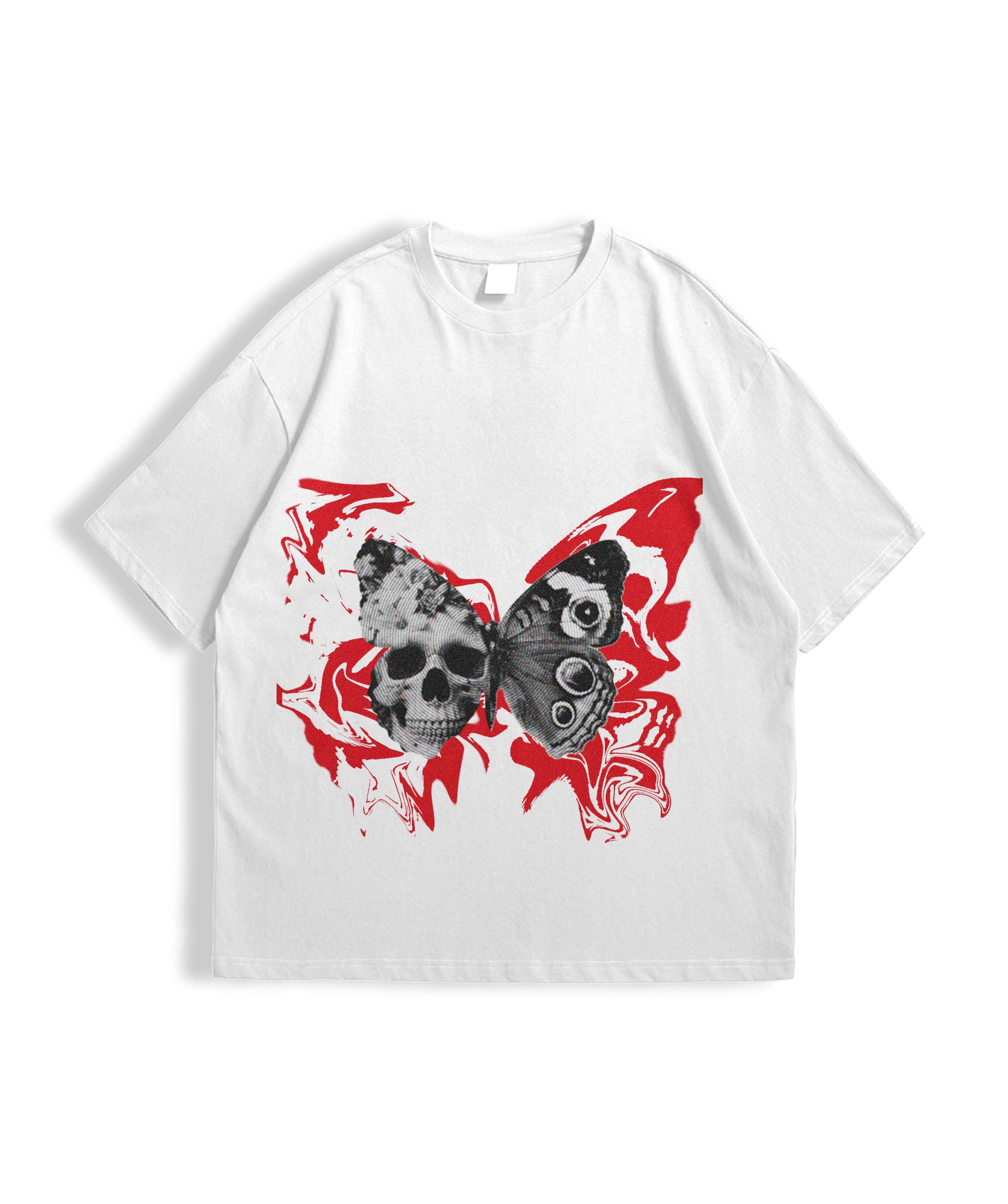 MORPHOSIS – Butterfly Skull Oversized T-shirt