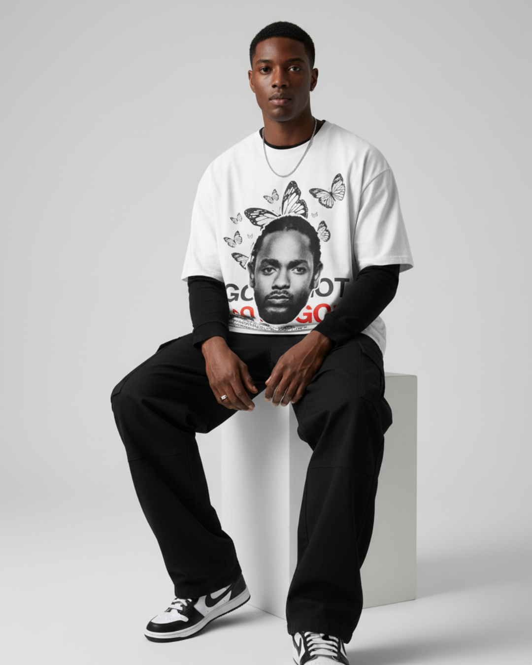 DNA. - Lyric Art Oversized T-shirt