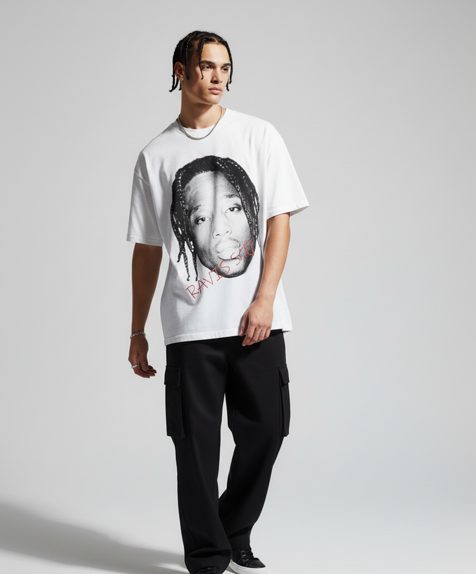 ASTROWORLD SPIRIT – White Oversized Tee