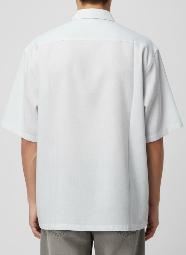 SERAPHIC VISION – Oversized Linen Blend Shirt