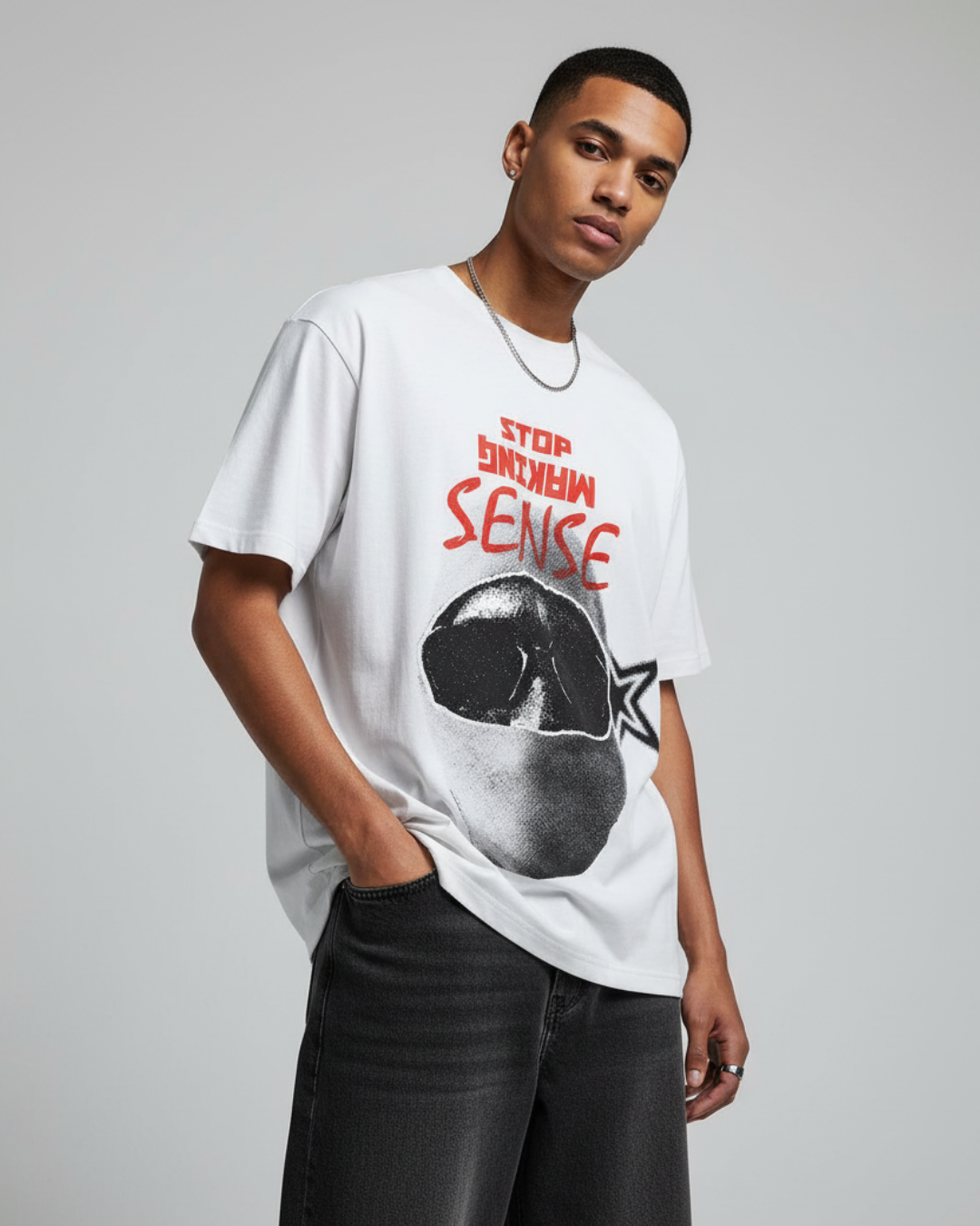 NONSENSE – Abstract Oversized Tee