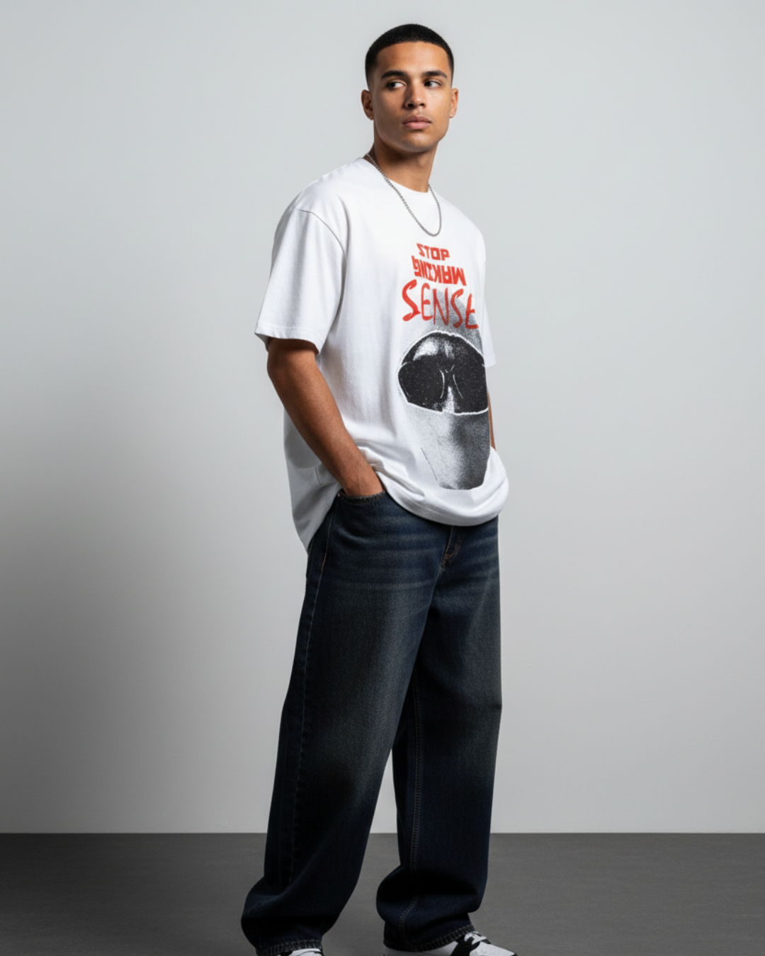 NONSENSE – Abstract Oversized Tee