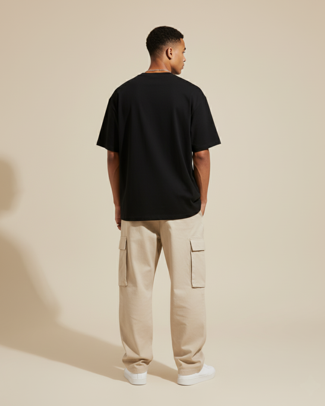 THE PARANOID PARADOX – Black Statement Oversized T-shirt