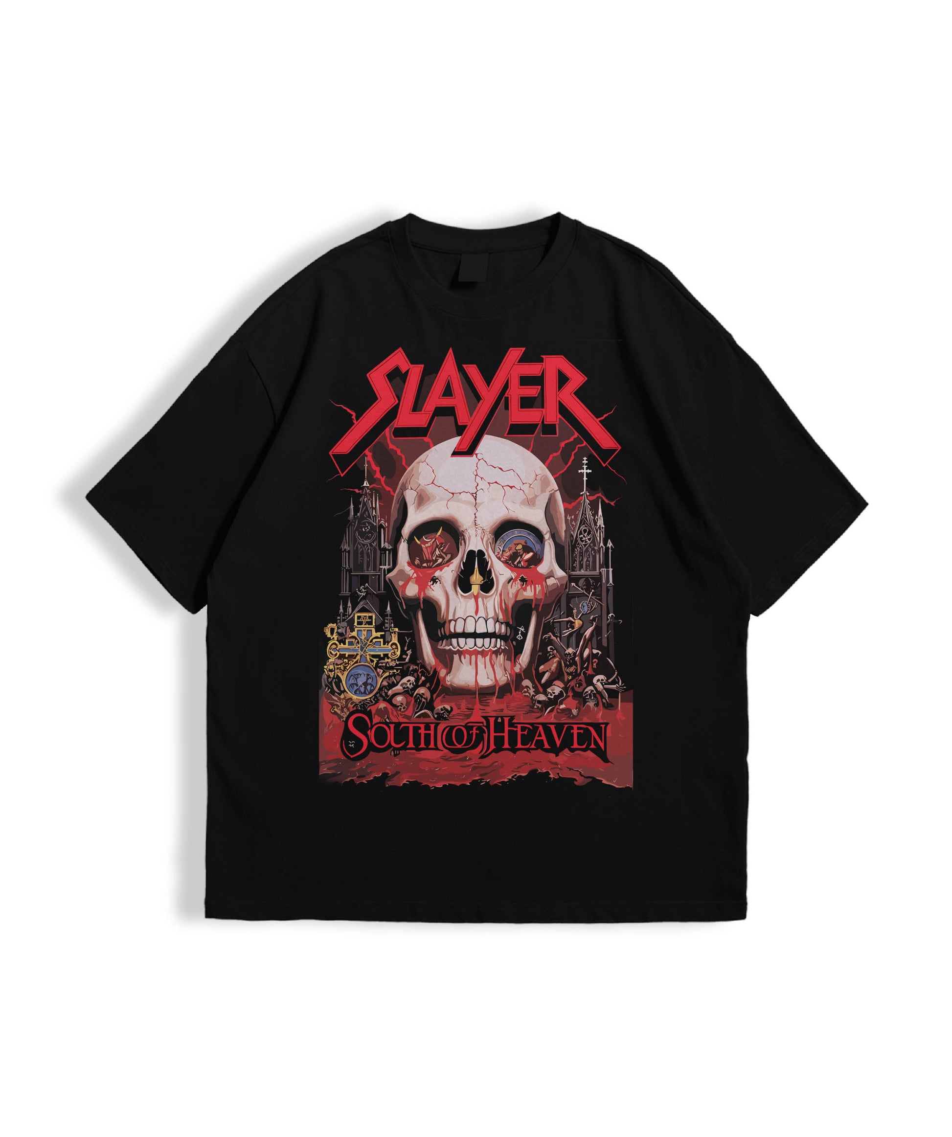 SLAYER REALM – Black Statement Oversized T-shirt
