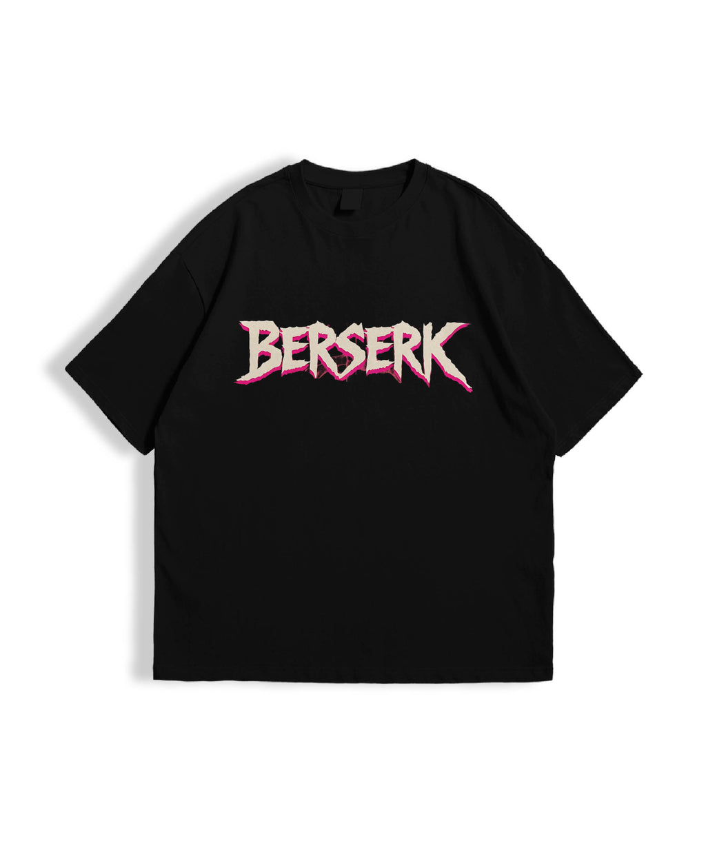 THE BERSERK DROP – Black Statement Oversized T-shirt