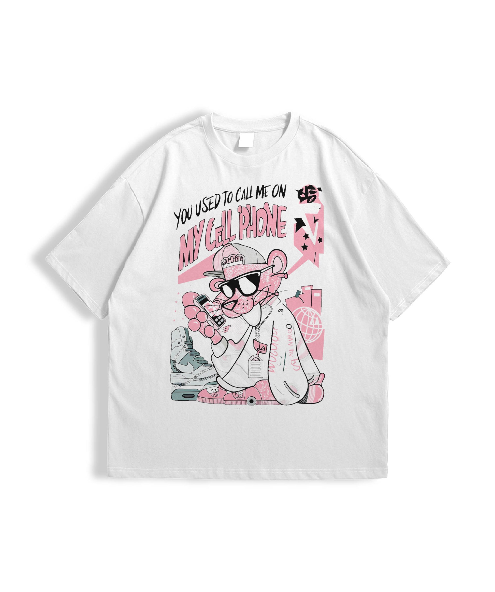 THE CALLBACK – White Statement Oversized T-shirt