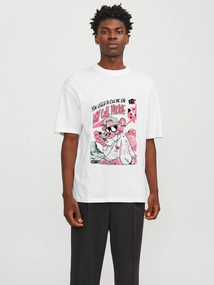 THE CALLBACK – White Statement Oversized T-shirt