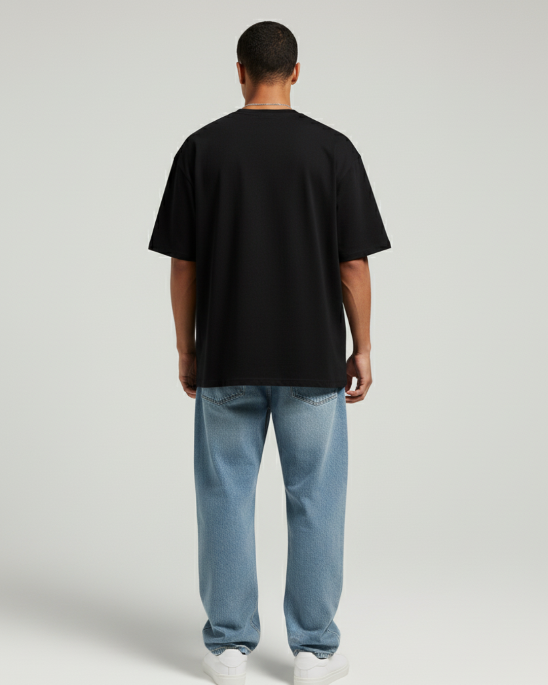 CIVILIZED CHAOS – Black Statement Oversized T-shirt