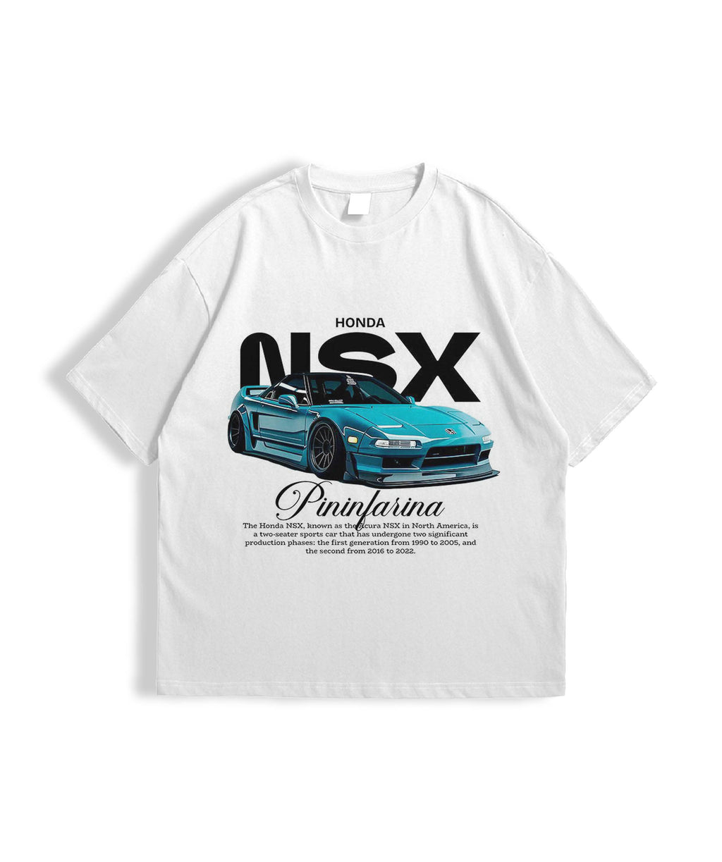 MIDNIGHT MACHINE – White Statement Oversized T-shirt