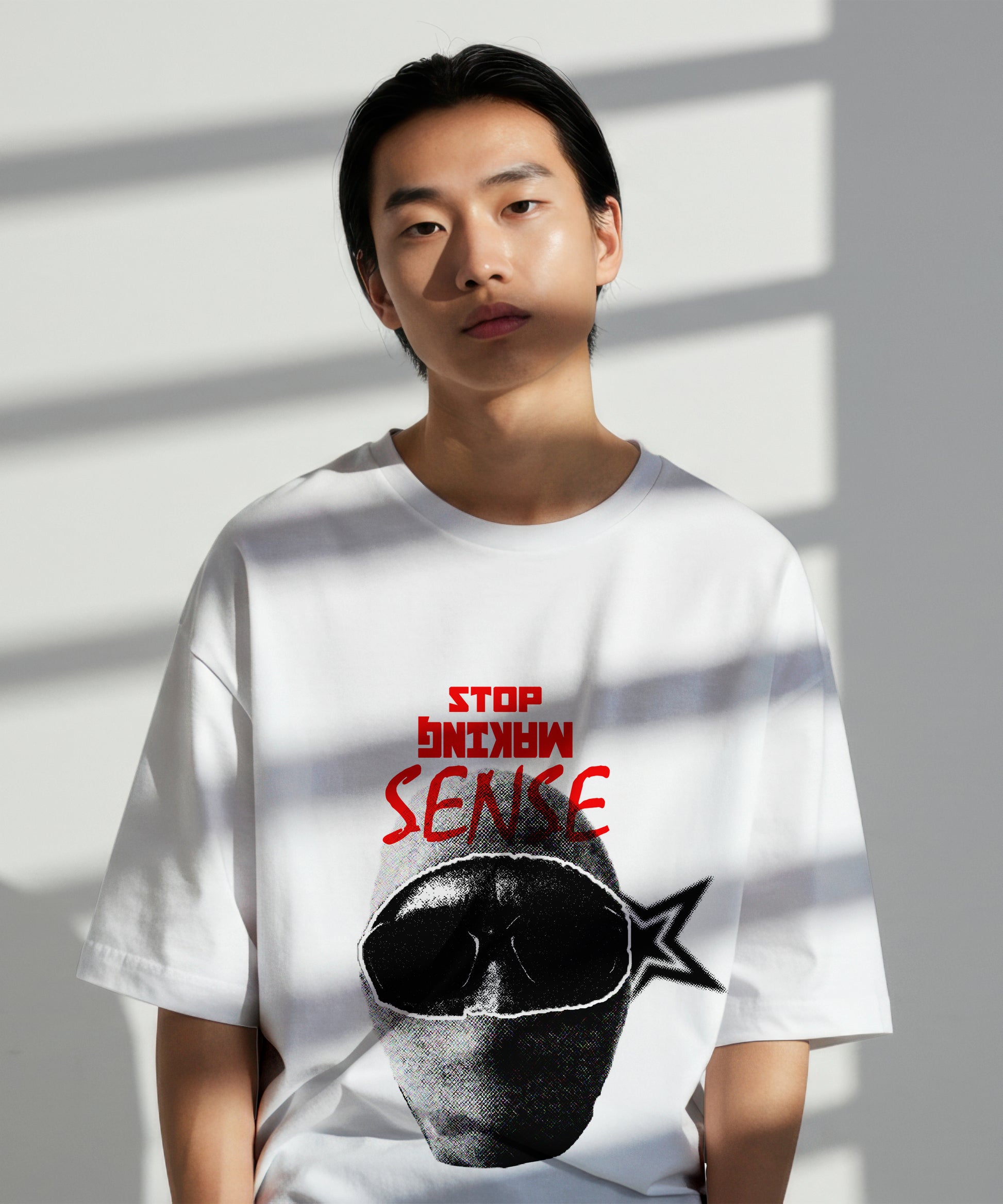 NONSENSE – Abstract Oversized Tee