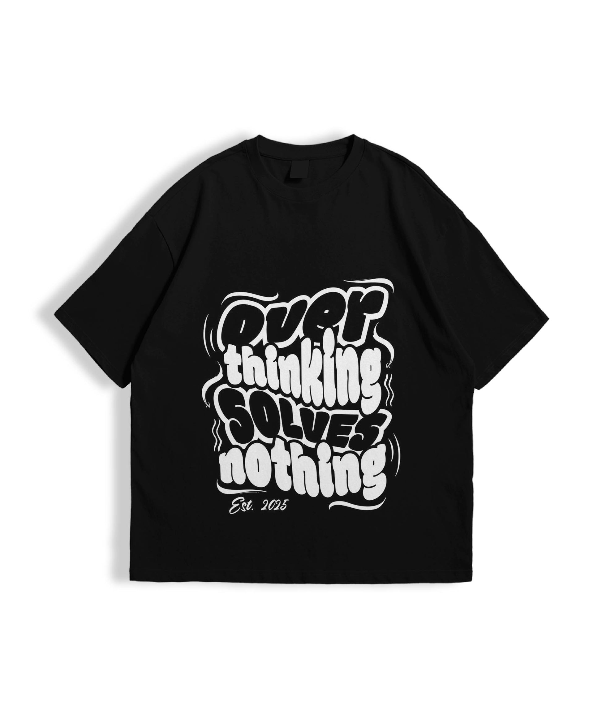 MIND MAZE – Black Oversized T-shirt
