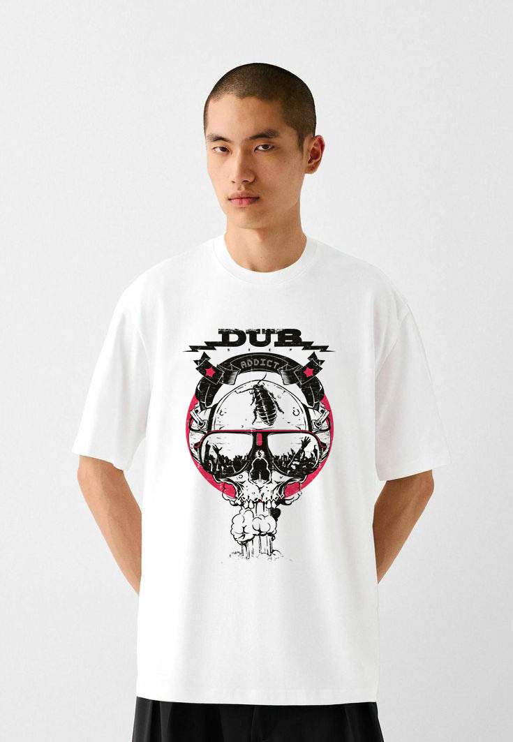 SKULLWARE – White Statement Oversized T-shirt
